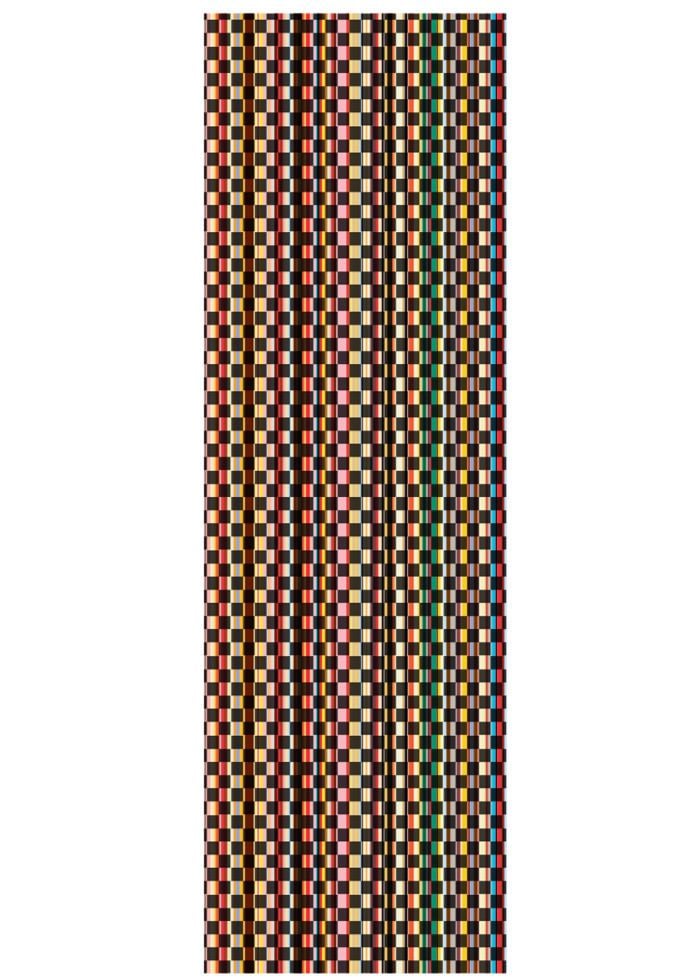 Paul Smith Basket Weave Signature Stripe Cashmere Scarf Multicolour