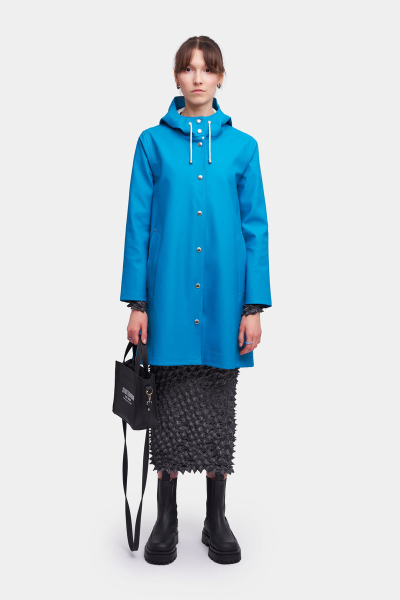 Stutterheim Mosebacke Raincoat Mosaic Blue