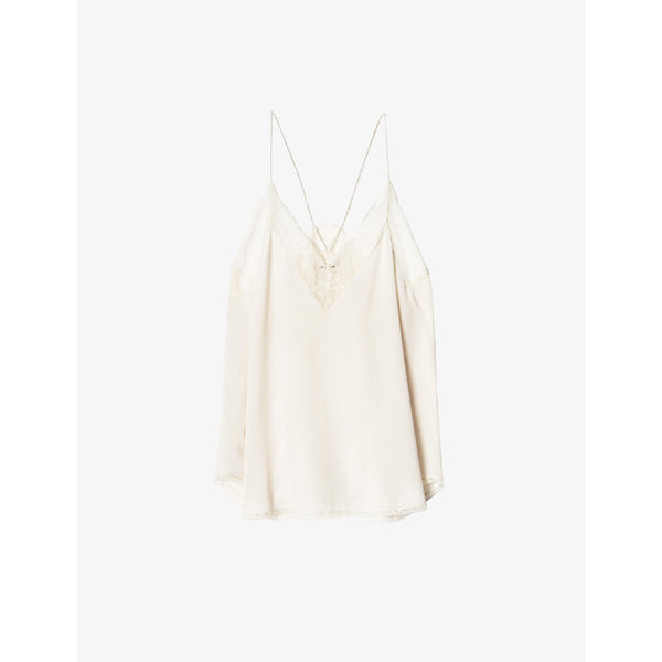 Zadig&Voltaire Christy silk cami top