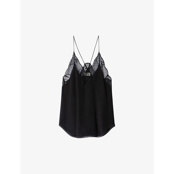 Zadig&Voltaire Christy silk cami top