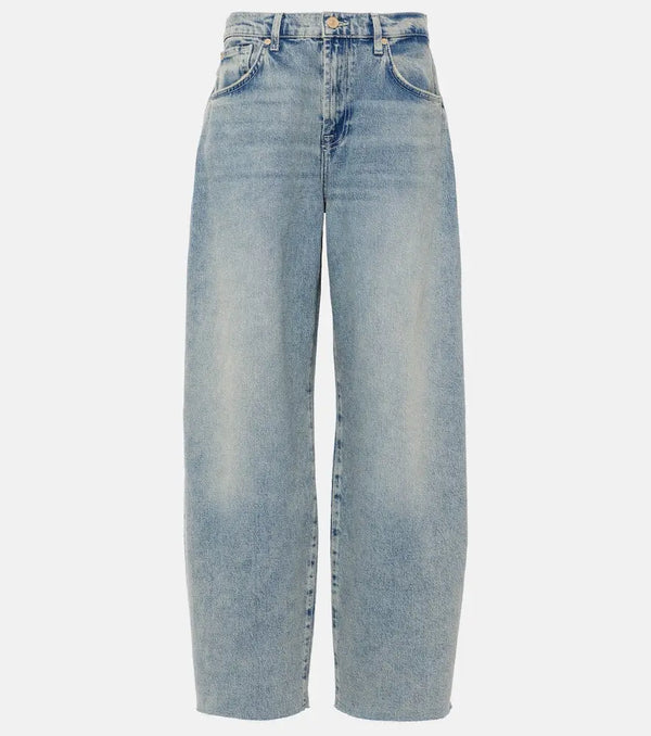 7 For All Mankind Bonnie high-rise wide-leg jeans | LYBSTORE