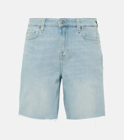 7 For All Mankind Boy Shorts Soul high-rise shorts | LYBSTORE