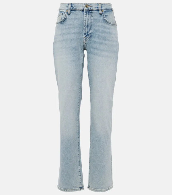 7 For All Mankind Ellie mid-rise straight jeans | LYBSTORE