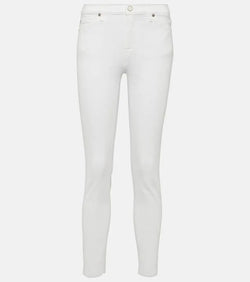 7 For All Mankind High-rise cropped skinny jeans | LYBSTORE