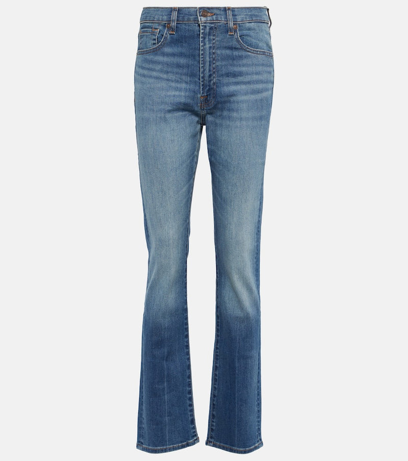 7 For All Mankind High-rise slim jeans