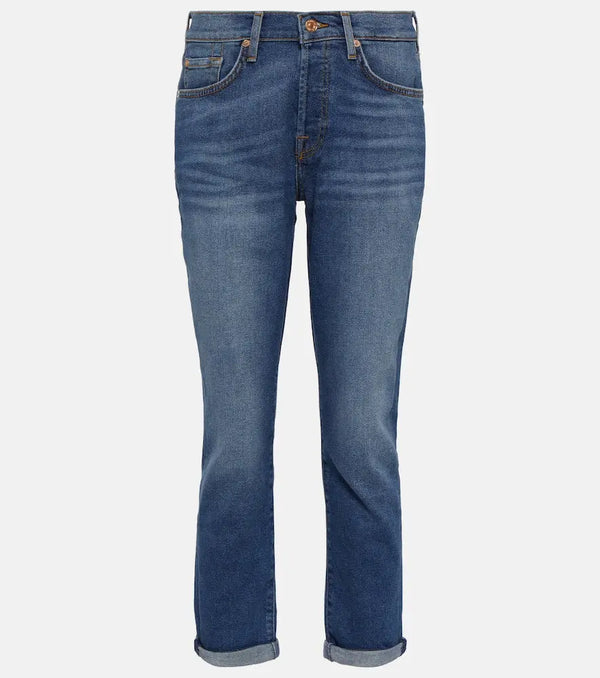 7 For All Mankind Josefina mid-rise slim jeans | LYBSTORE