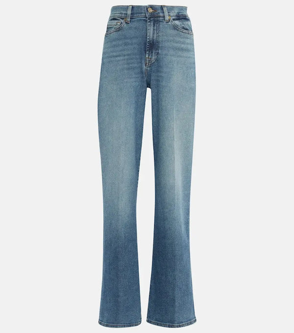 7 For All Mankind Lotta Luxe Vintage high-rise wide-leg jeans | LYBSTORE