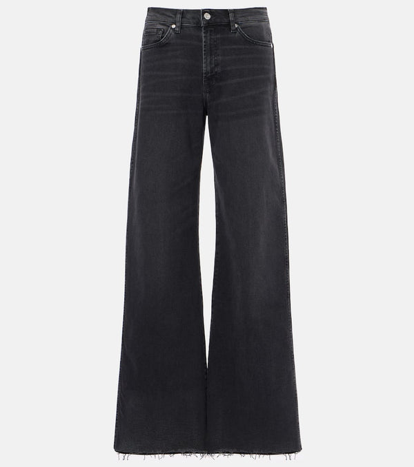 7 For All Mankind Lotta high-rise wide-leg jeans