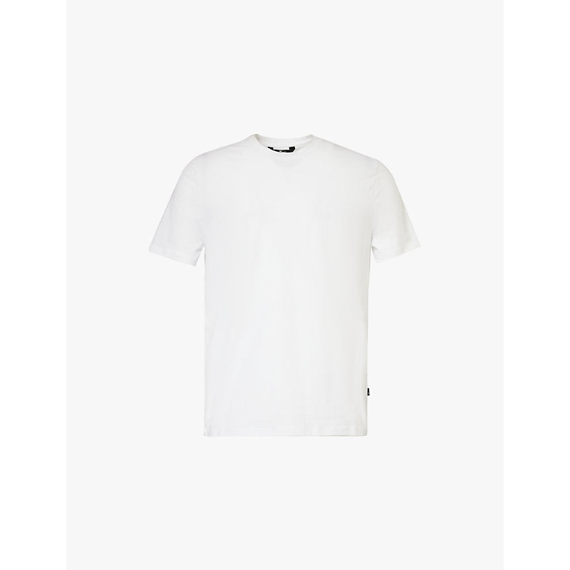 7 For All Mankind Luxe crew-neck regular-fit stretch-cotton T-shirt