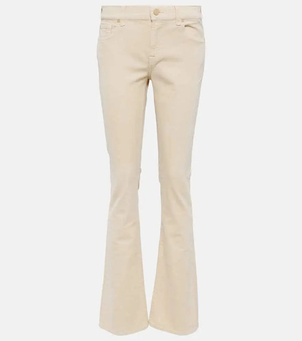 7 For All Mankind Mid-rise flared jeans