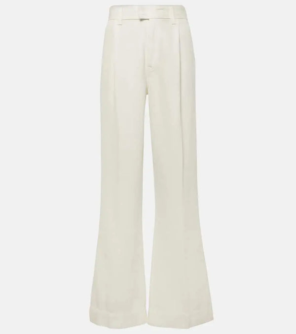 7 For All Mankind Pleated high-rise pants