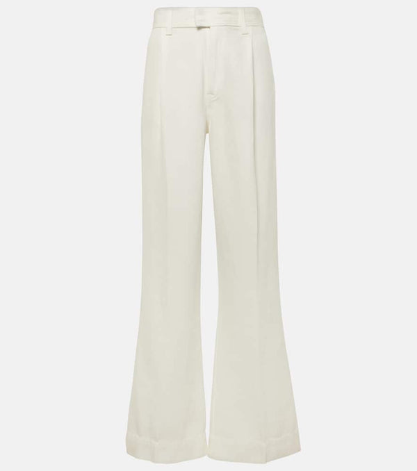 7 For All Mankind Pleated high-rise pants