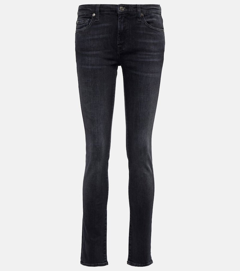 7 For All Mankind Pyper mid-rise cropped skinny jeans