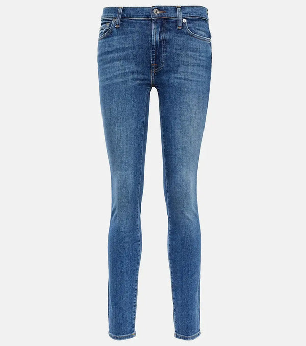 7 For All Mankind Pyper mid-rise skinny jeans | LYBSTORE