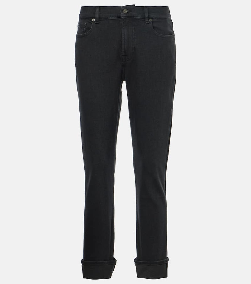 7 For All Mankind Relaxed Skinny low-rise skinny jeans