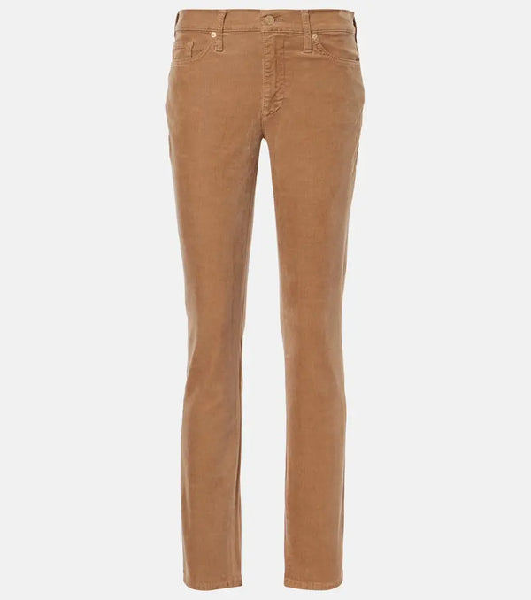 7 For All Mankind Roxanne corduroy straight jeans | LYBSTORE