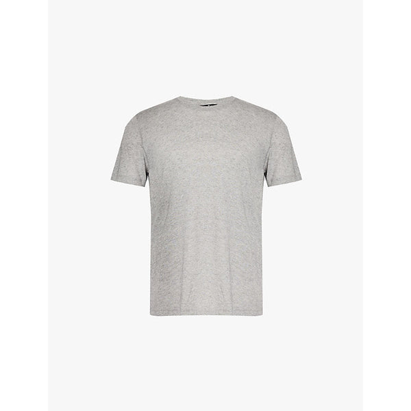 Mens 7 For All Mankind Short-sleeve crew-neck cotton and cashmere-blend jersey T-shirt