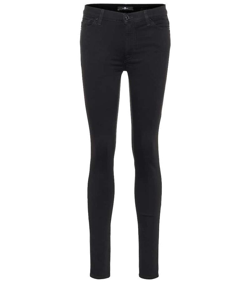 7 For All Mankind Slim Illusion high-rise skinny jeans | LYBSTORE