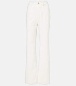 7 For All Mankind Tess high-rise corduroy straight pants