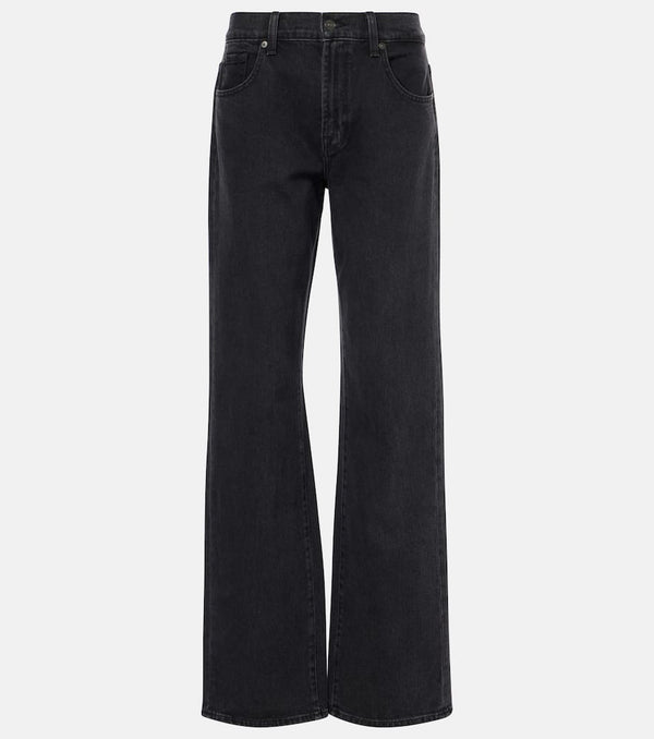 7 For All Mankind Tess high-rise straight jeans