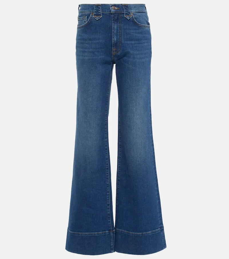 7 For All Mankind Western Modern Dojo high-rise flared jeans | LYBSTORE