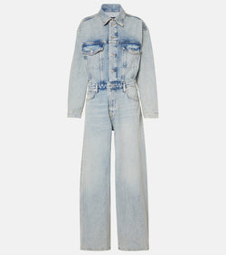 7 For All Mankind Wide-leg denim jumpsuit