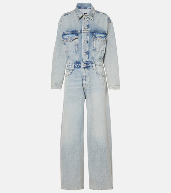 7 For All Mankind Wide-leg denim jumpsuit