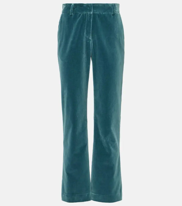 La DoubleJ 24/7 cotton velvet flared pants | LYBSTORE