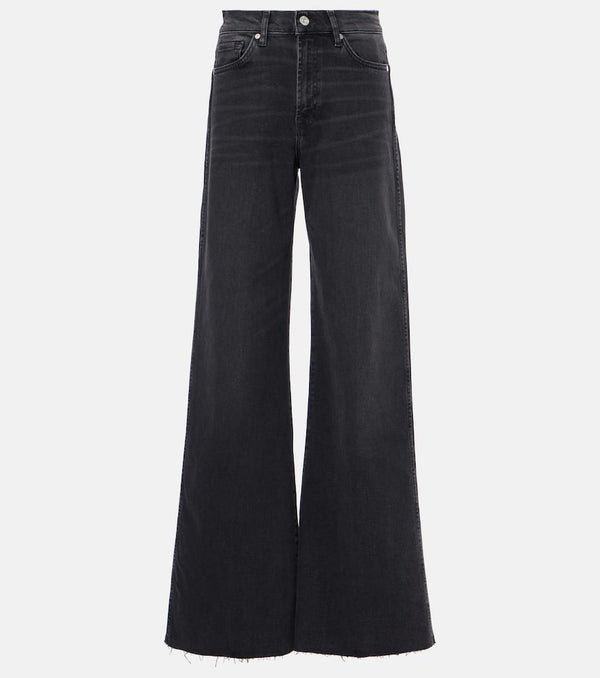 7 For All Mankind Lotta high-rise wide-leg jeans