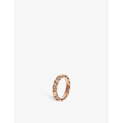 Bvlgari Serpenti 18ct rose-gold and diamond ring