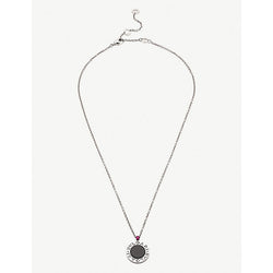 Bvlgari Save the Children 10th Anniversary sterling silver, ruby and onyx necklace