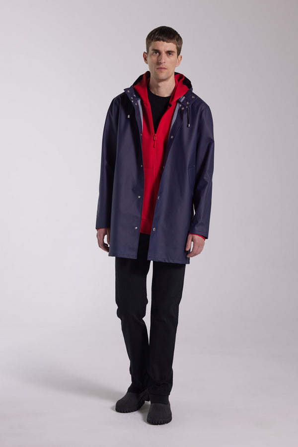 Stutterheim Stockholm Lightweight Raincoat Navy