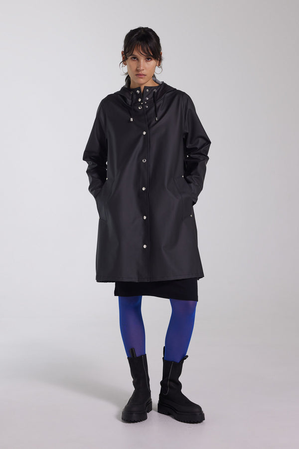 Stutterheim Mosebacke Lightweight Raincoat Black