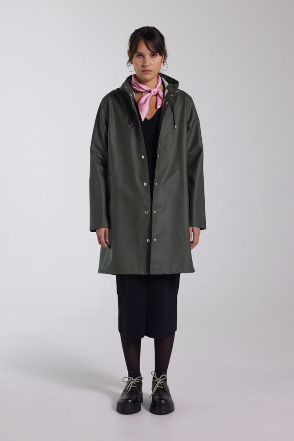 Stutterheim Mosebacke Lightweight Raincoat Green