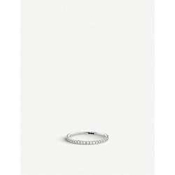 De Beers Jewellers Aura white-gold and diamond band ring