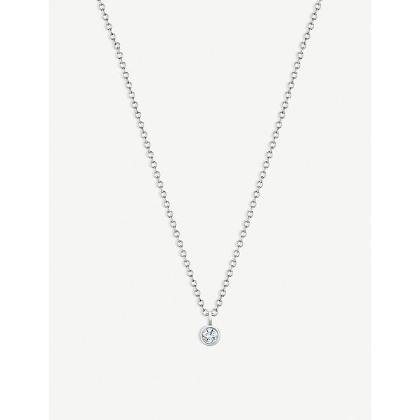 De Beers Jewellers My First De Beers White Gold One 18ct Diamond pendant