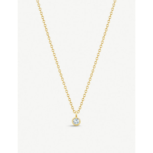 De Beers Jewellers My First De Beers 18ct yellow-gold and diamond necklace