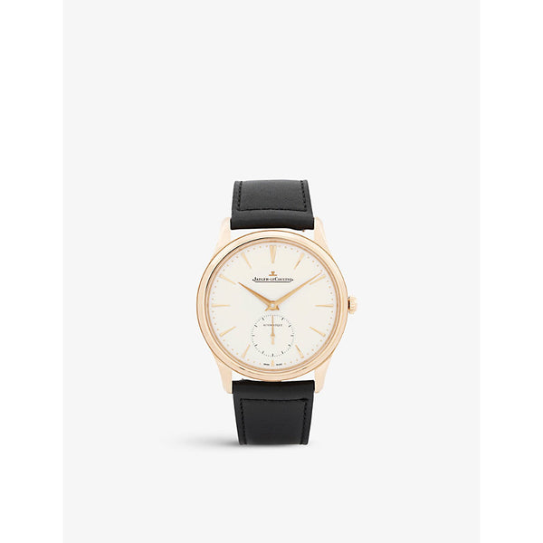 Jaeger-Lecoultre Q1212510 Master Ultra Thin pink-gold and leather watch