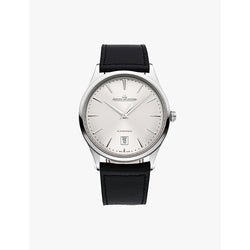 Jaeger-Lecoultre Q1238420 Master Ultra Thin stainless-steel and leather automatic watch