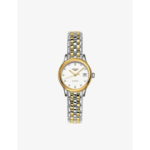 Longines L4.274.3.27.7 yellow gold and diamond watch