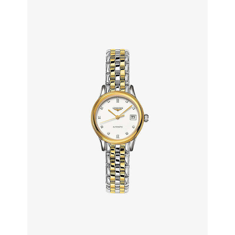 Longines L4.274.3.27.7 yellow gold and diamond watch