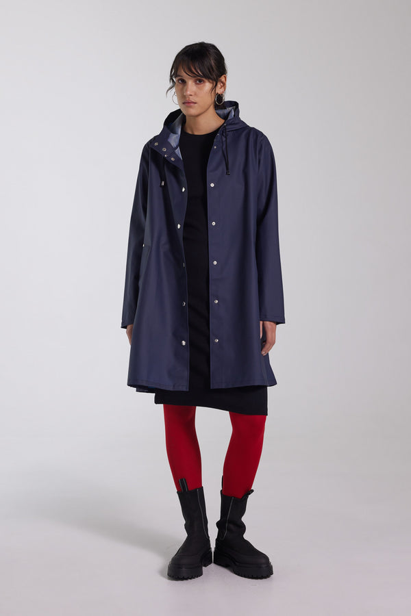 Stutterheim Mosebacke Lightweight Raincoat Navy