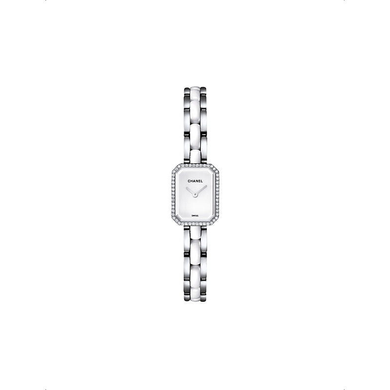 Chanel H2132 Première ceramic steel, lacquer and 0.26ct diamond quartz watch