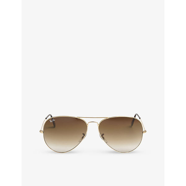 Ray-Ban Gold aviator pilot sunglasses