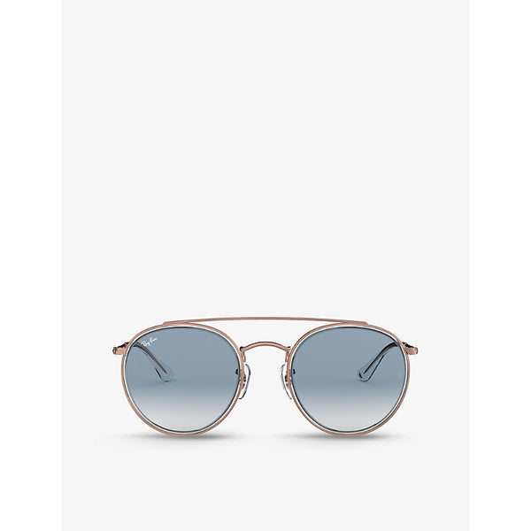  Ray-Ban RB3647N phantos-frame metal sunglasses