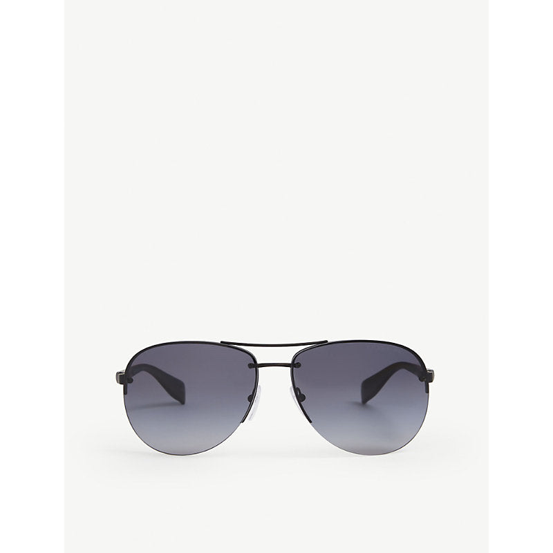  Prada Linea Rossa PS 56MS aviator metal sunglasses