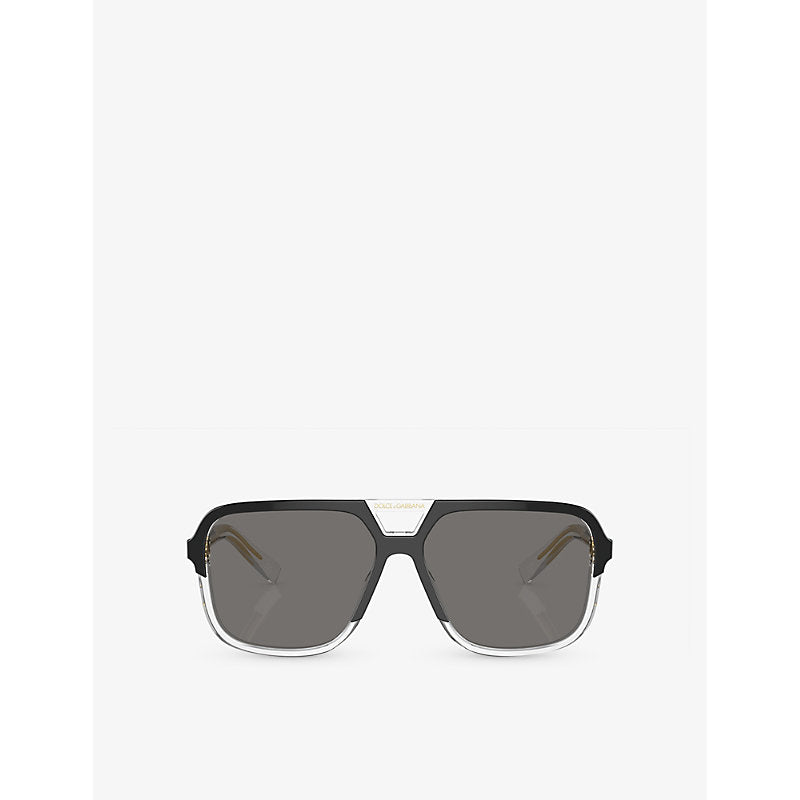 Womens Dolce & Gabbana DG4354 square-frame acetate sunglasses