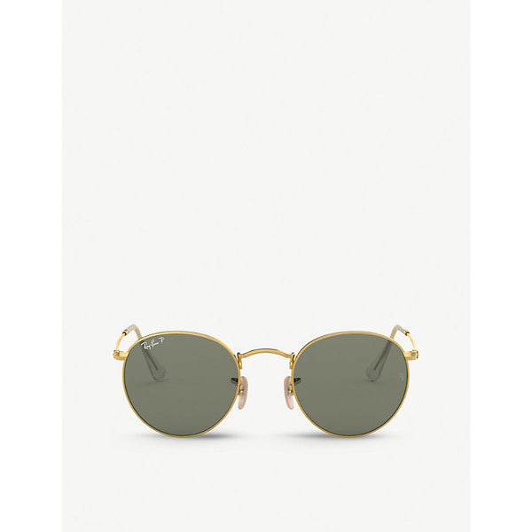 Ray-Ban RB3447 metal crystal round-frame sunglasses