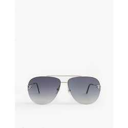 Womens Cartier Aviator sunglasses