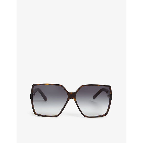 Saint Laurent Betty Havana square-frame sunglasses